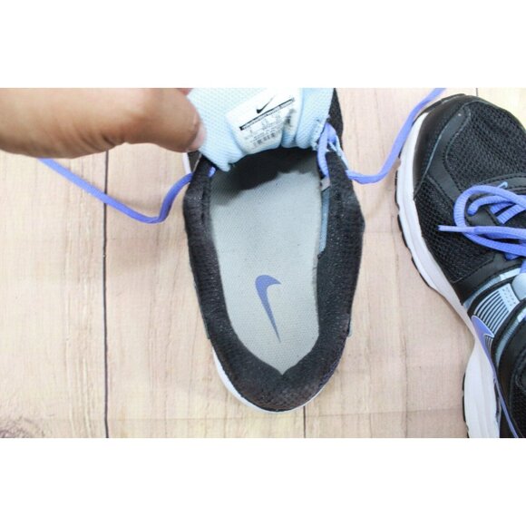 Nike  Dart 10 Purple Black Leather Mesh Breathable Running Sneakers US 8 - Picture 6 of 9